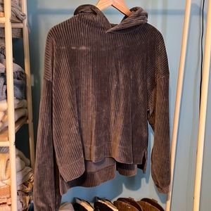 Aerie Groove- On Velour Hoodie